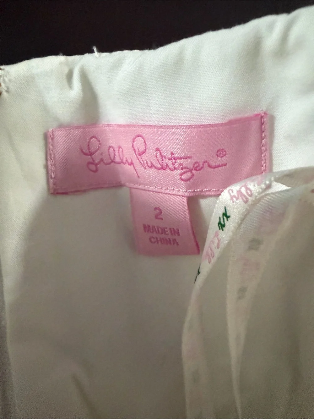 Lilly Pulitzer White Strapless Embroidered dress - Picture 10 of 16